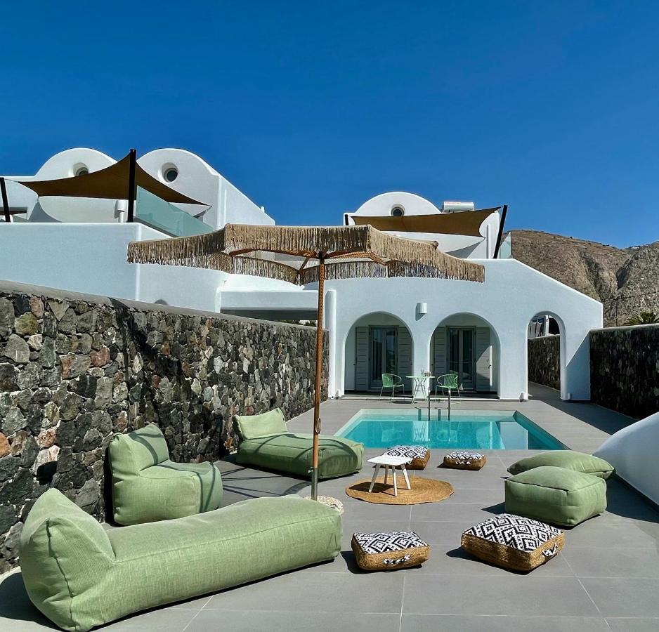 Modern Dome Homes Of Santorini Perissa  Exteriör bild