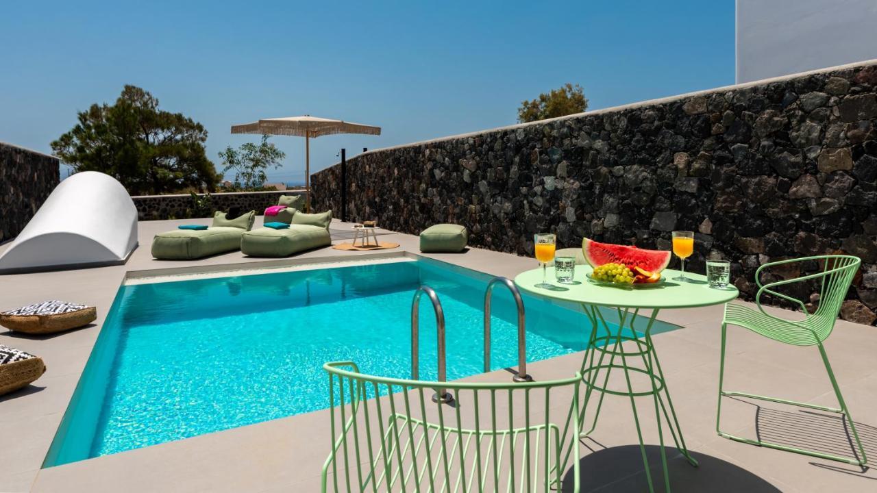 Modern Dome Homes Of Santorini Perissa  Exteriör bild