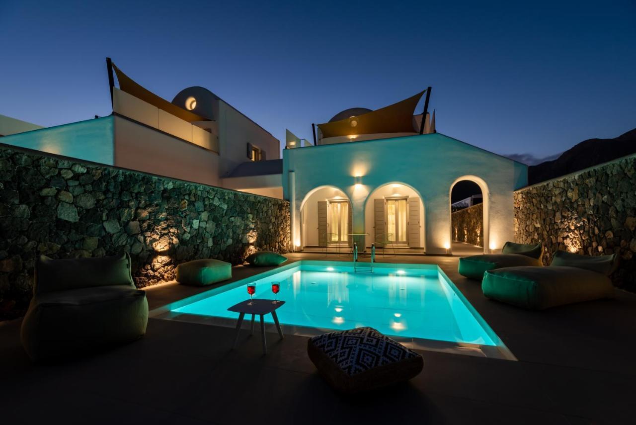 Modern Dome Homes Of Santorini Perissa  Exteriör bild