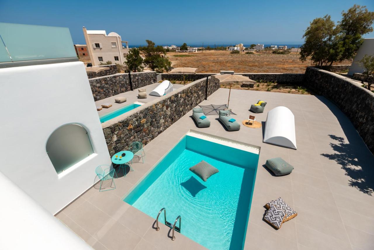 Modern Dome Homes Of Santorini Perissa  Exteriör bild