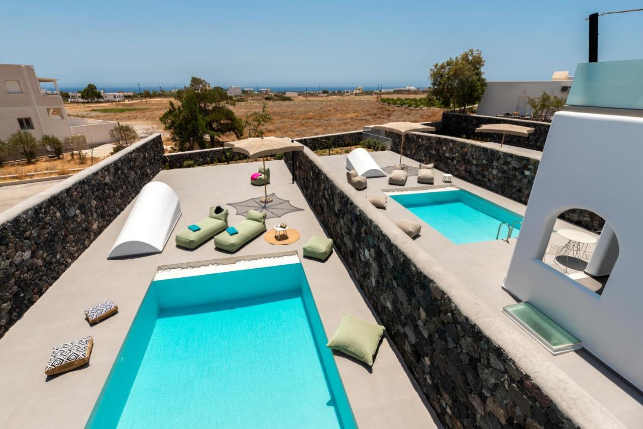 Modern Dome Homes Of Santorini Perissa  Exteriör bild